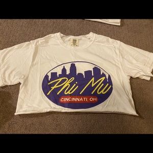 Phi Mu Sorority skyline chili shirt